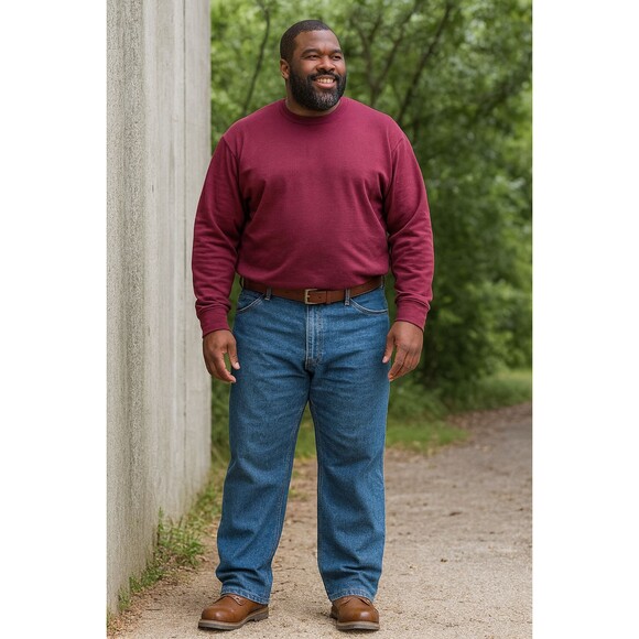 Duluth Trading Co Jeans Men’s 42x30 Straight Leg Denim Workwear Rugged Outdoors - Picture 1 of 12